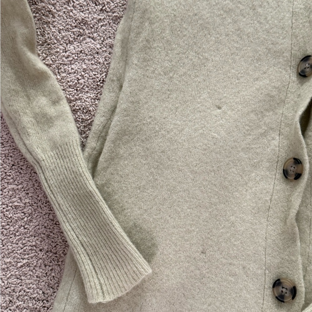 Women XXS Everlane The Cozy Stretch Long Duster Cardigan Sweater Hooded Jacket - Picture 8 of 11